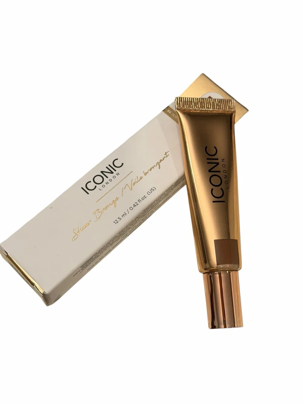 Iconic London Sheer Bronze Shade Spiced Tan 12.5ml .42 oz NEW Made In Italy
